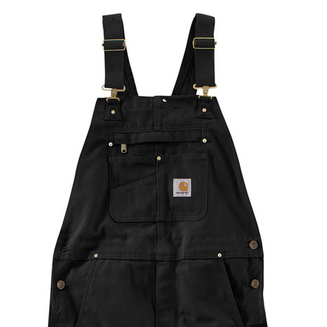 Carhartt Duck Bib Zwart Overall
