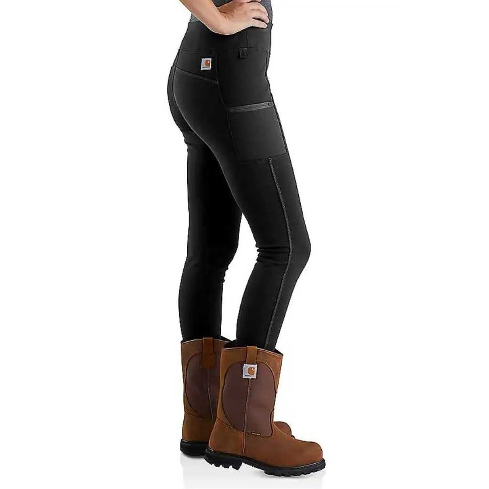 Carhartt Force Fitted Lightweight Utility Zwart Legging Dames