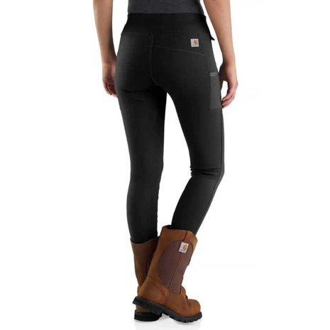 Carhartt Force Fitted Lightweight Utility Zwart Legging Dames
