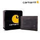Carhartt Pebble Trifold Leather Zwart Portemonnee Carhartt Pebble Trifold Leather Zwart Portemonnee