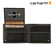 Carhartt Pebble Trifold Leather Zwart Portemonnee Carhartt Pebble Trifold Leather Zwart Portemonnee