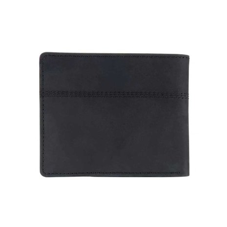 Carhartt Saddle Leather Bifold Zwart Portemonnee Carhartt Saddle Leather Bifold Zwart Portemonnee