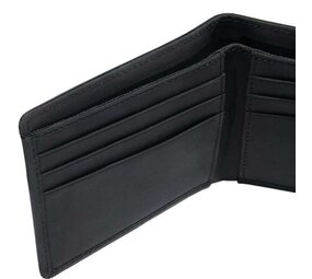 Carhartt Saddle Leather Bifold Zwart Portemonnee Carhartt Saddle Leather Bifold Zwart Portemonnee