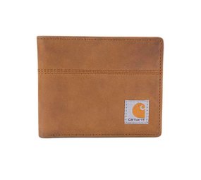 Carhartt Saddle Leather Bifold Bruin Portemonnee