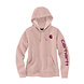 Carhartt Clarksburg Logo Ash Rose Sweatshirt Dames Carhartt Clarksburg Logo Ash Rose Sweatshirt Dames