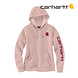 Carhartt Clarksburg Logo Ash Rose Sweatshirt Dames Carhartt Clarksburg Logo Ash Rose Sweatshirt Dames