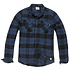 Sem Flannel Kobalt Check Overhemd Heren Sem Flannel Kobalt Check Overhemd Heren