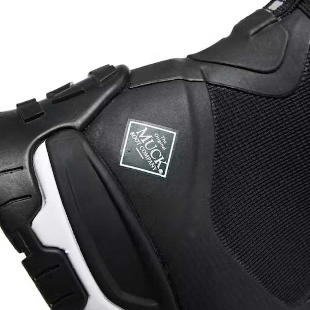 Muck Boot Apex Zip Black White Laarzen Dames