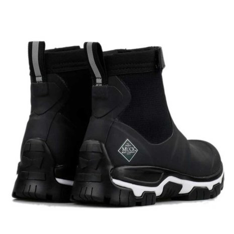 Muck Boot Apex Zip Black White Laarzen Dames