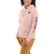 Carhartt Clarksburg Logo Ash Rose Sweatshirt Dames Carhartt Clarksburg Logo Ash Rose Sweatshirt Dames