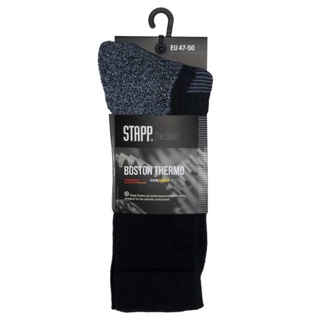 Stapp Boston Thermo Zwart Wandelsokken Stapp Boston Thermo Zwart Wandelsokken