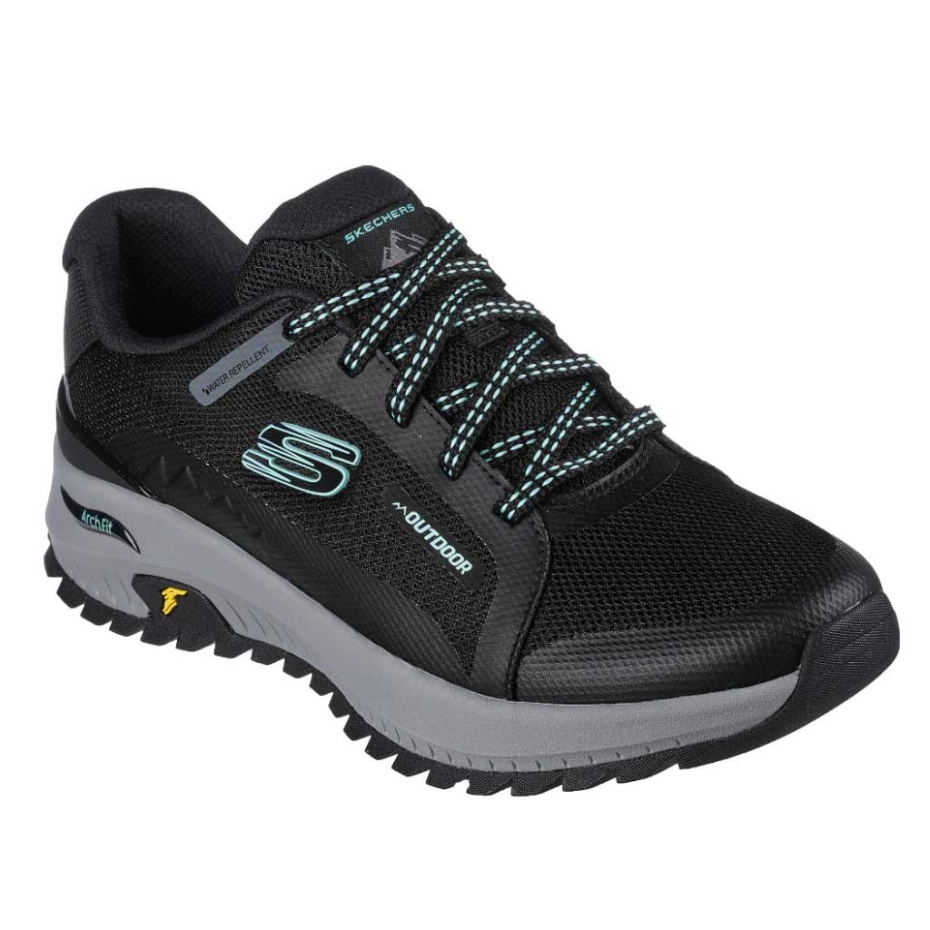 Arch Fit Discover Black Aqua Wandelsneakers Dames Arch Fit Discover Black Aqua Wandelsneakers Dames