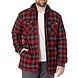 Dickies Hooded Flannel Red Black Shirt Jacket Heren Dickies Hooded Flannel Red Black Shirt Jacket Heren