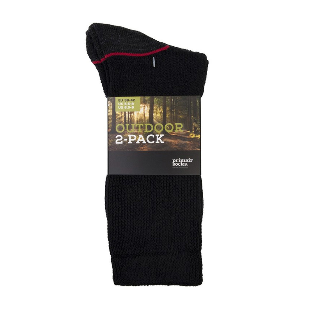 Outdoor Zwart Bundel 2 Paar Sokken Heren Outdoor Zwart Bundel 2 Paar Sokken Heren