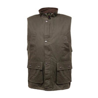 Game Wax Gilet Brown Bodywarmer Heren