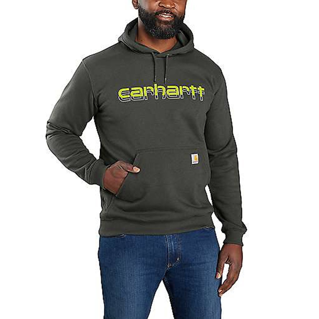 Rain Defender Logo Graphic Peat Sweatshirt Heren