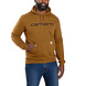 Carhartt Rain Defender Logo Graphic Bruin Sweatshirt Heren Carhartt Rain Defender Logo Graphic Bruin Sweatshirt Heren