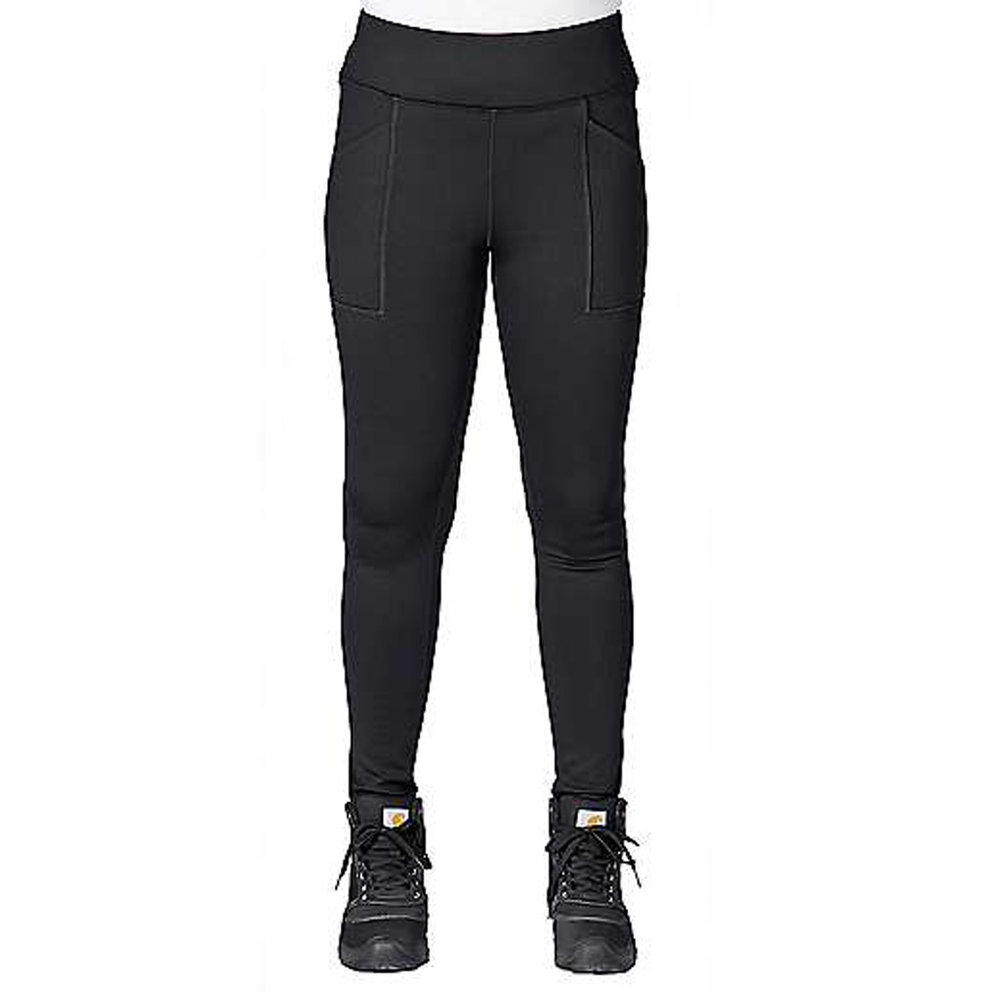 Carhartt Force Fitted Heavyweight Lined Zwart Legging Dames Carhartt Force Fitted Heavyweight Lined Zwart Legging Dames