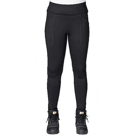 Carhartt Force Fitted Heavyweight Lined Zwart Legging Dames Carhartt Force Fitted Heavyweight Lined Zwart Legging Dames