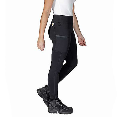 Carhartt Force Fitted Heavyweight Lined Zwart Legging Dames Carhartt Force Fitted Heavyweight Lined Zwart Legging Dames
