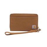 Carhartt Nylon Duck Lay-Flat Clutch Bruin Portemonnee Carhartt Nylon Duck Lay-Flat Clutch Bruin Portemonnee