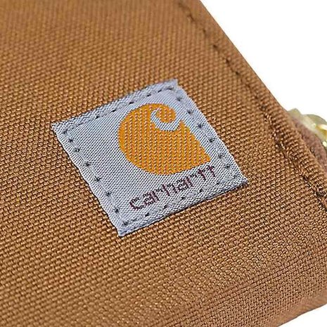 Carhartt Nylon Duck Lay-Flat Clutch Bruin Portemonnee Carhartt Nylon Duck Lay-Flat Clutch Bruin Portemonnee