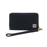 Carhartt Nylon Duck Lay-Flat Clutch Zwart Portemonnee Carhartt Nylon Duck Lay-Flat Clutch Zwart Portemonnee