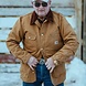 Carhartt Firm Duck Chore Bruin Werkjas Heren Carhartt Firm Duck Chore Bruin Werkjas Heren