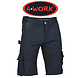 4WORK Marbella Short TCX Korte Werkbroek Navy Heren 4WORK Marbella Short TCX Korte Werkbroek Navy Heren
