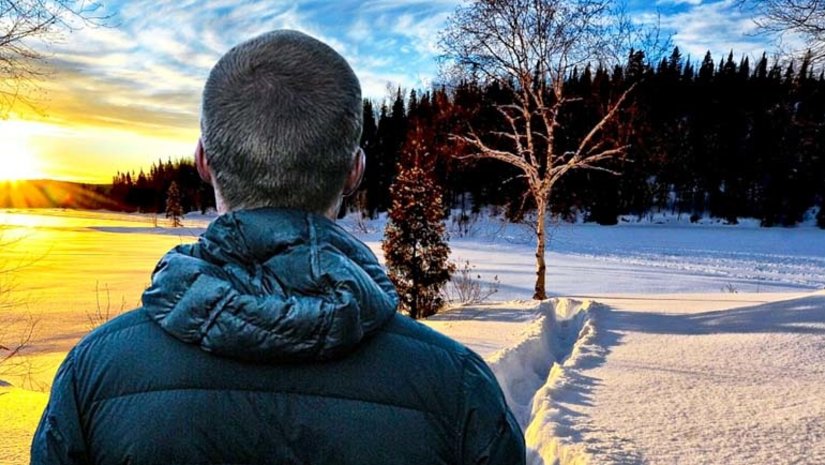 Wandelen in de winter is gezond