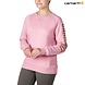 Carhartt Midweight Crewneck Foxglove Heather Sweatshirt Dames Carhartt Midweight Crewneck Foxglove Heather Sweatshirt Dames