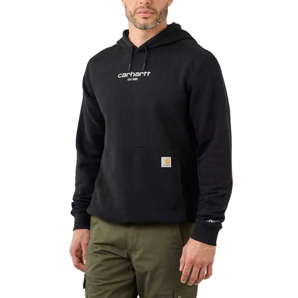 Carhartt Force Lightweight Graphic Logo Zwart Sweatshirt Heren Carhartt Force Lightweight Graphic Logo Zwart Sweatshirt Heren