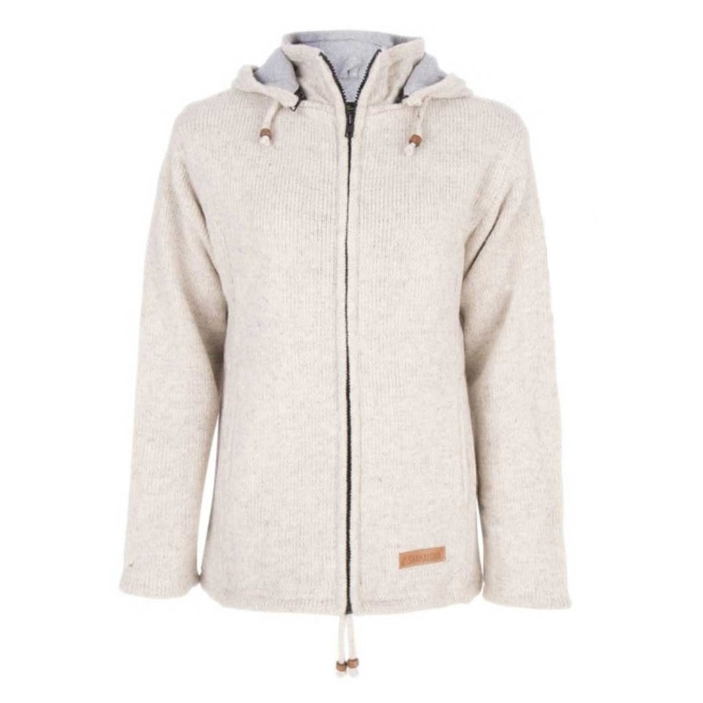 Shakaloha Crawford Ziphood Beige Nepal Vest Dames Shakaloha Crawford Ziphood Beige Nepal Vest Dames