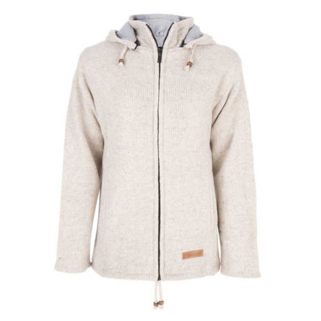 Shakaloha Crawford Ziphood Beige Nepal Vest Dames Shakaloha Crawford Ziphood Beige Nepal Vest Dames