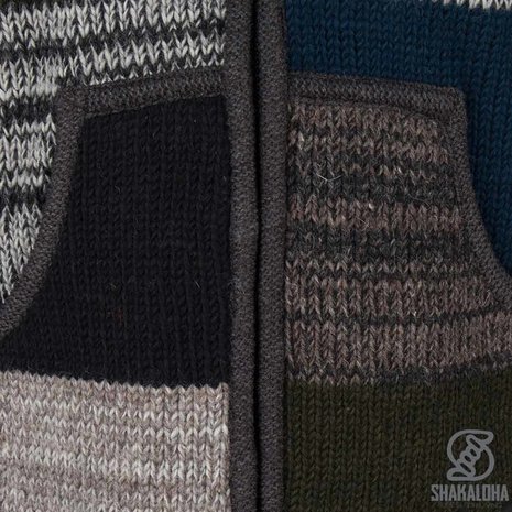 Shakaloha Patch ZH Cafe Multi Nepal Vest Heren