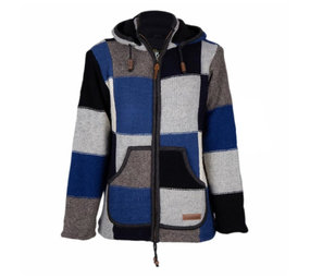 Shakaloha Revpatch Zip Hood Navy Blue Nepal Vest Heren Shakaloha Revpatch Zip Hood Navy Blue Nepal Vest Heren