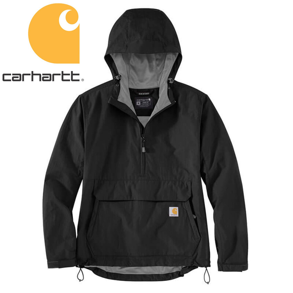 Carhartt Lightweight Anorak Zwart Regenjas Dames
