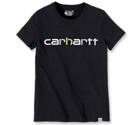 Carhartt CLR Logo Graphic Zwart T-Shirt Dames Carhartt CLR Logo Graphic Zwart T-Shirt Dames