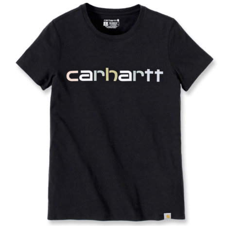 Carhartt CLR Logo Graphic Zwart T-Shirt Dames Carhartt CLR Logo Graphic Zwart T-Shirt Dames