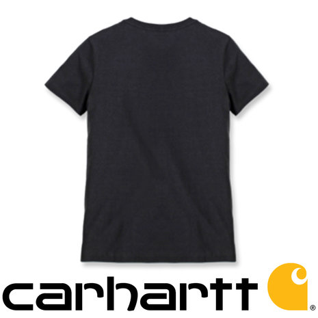 Carhartt CLR Logo Graphic Zwart T-Shirt Dames Carhartt CLR Logo Graphic Zwart T-Shirt Dames
