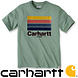 Carhartt Line Graphic Jade Heather T-Shirt Heren Carhartt Line Graphic Jade Heather T-Shirt Heren