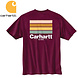 Carhartt Line Graphic Port T-Shirt Heren Carhartt Line Graphic Port T-Shirt Heren