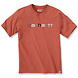 Carhartt Heavyweight Graphic Terracotta T-Shirt Heren Carhartt Heavyweight Graphic Terracotta T-Shirt Heren