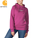 Carhartt Force Graphic Logo Magenta Agate Sweatshirt Dames Carhartt Force Graphic Logo Magenta Agate Sweatshirt Dames