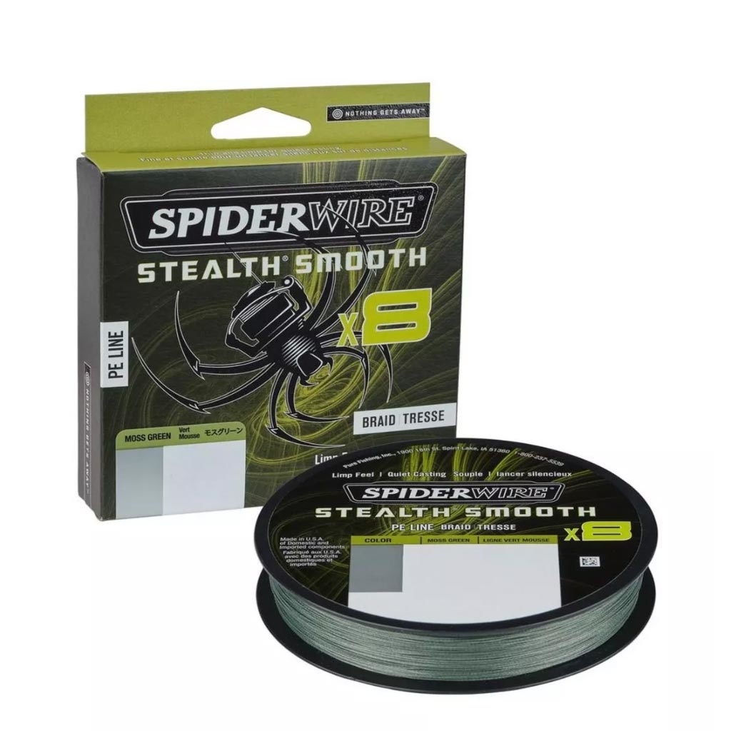 Stealth Smooth8 PE Braid Moss Green 300m Vislijn