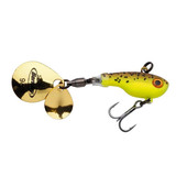 Berkley Pulse Spintail 9G Brown Chartreuse Kunstaas