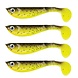 Berkley Pulse Shad 4 Stuks 8cm Brown Chartreuse Kunstaas Berkley Pulse Shad 4 Stuks 8cm Brown Chartreuse Kunstaas