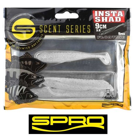 Spro Scent Series Insta Shad 9cm Snowflake Kunstaas
