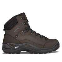 Lowa Renegade GTX Mid Dark Brown - Black Wandelschoenen Heren