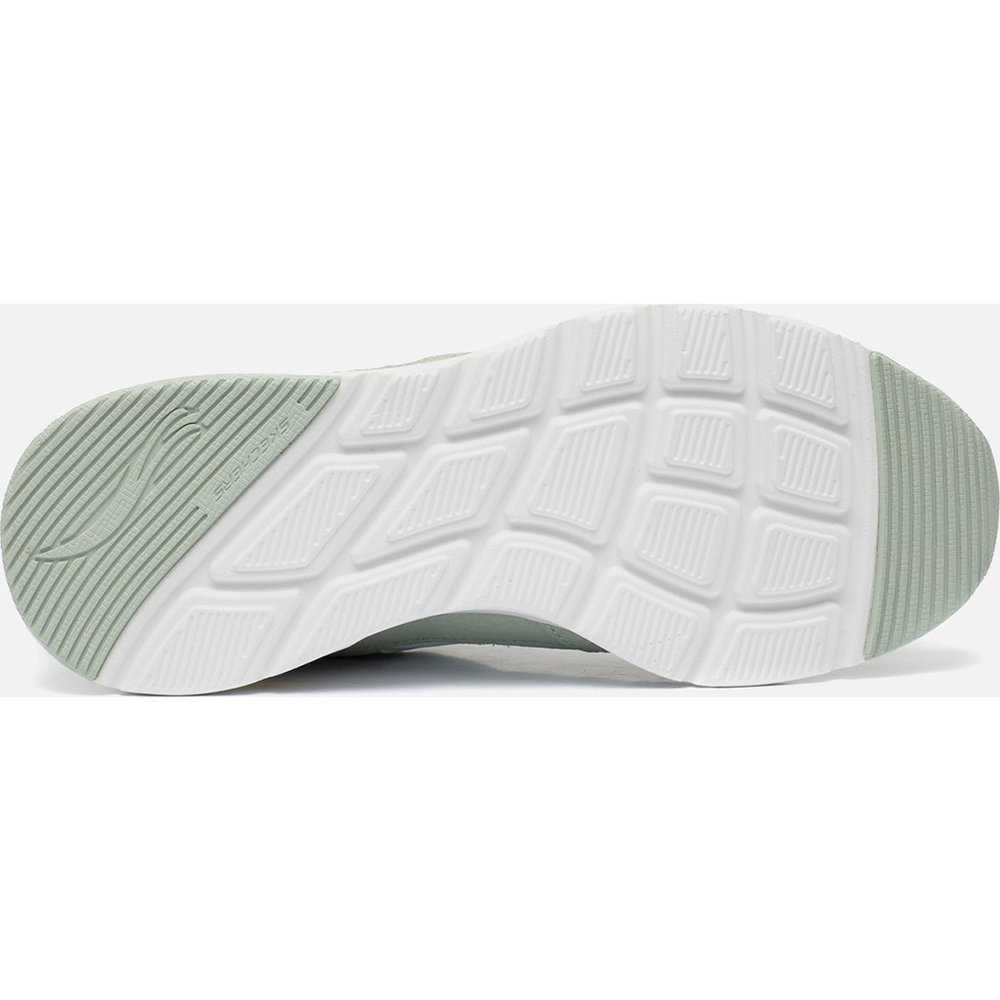 Skechers Skech Air Court Wit Groen  Wandelsneakers Dames